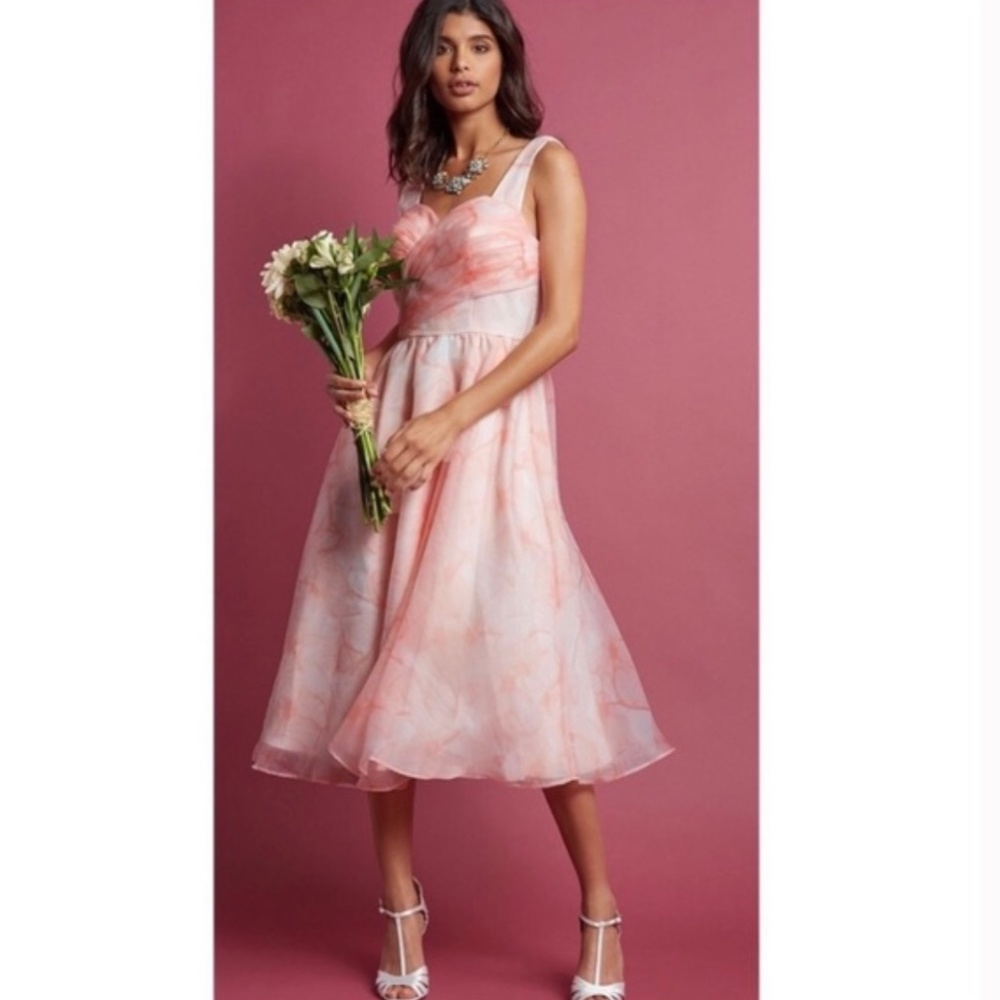 Plus ModCloth Forever Floral Dress in Petal